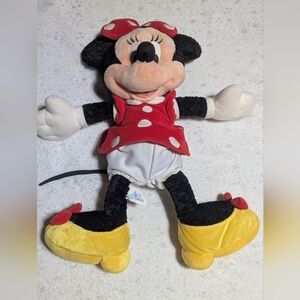 Disneyland Resort Minnie Mouse Plush ~ 19″ Tall Vintage Style Stuffed Doll